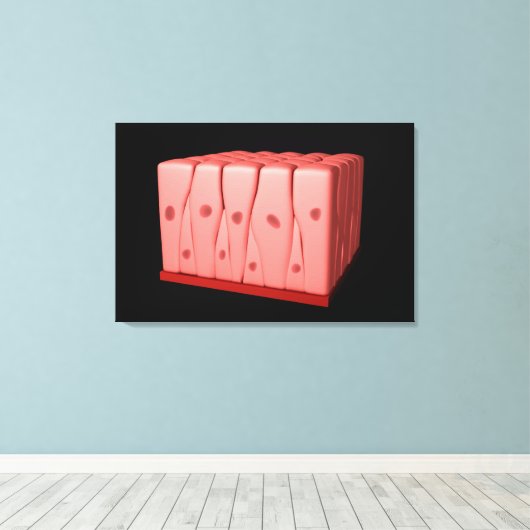 Pseudostratified Columnar Epithelium Canvas Afdruk (Insitu (Houten vloer))