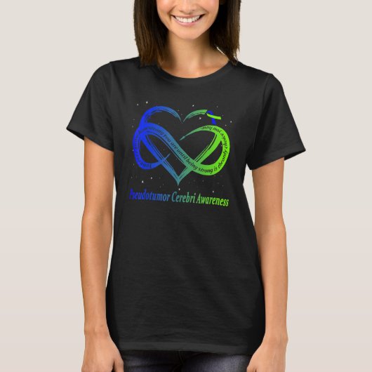 Pseudotumor Cerebri Warrior T-shirt (Voorkant)
