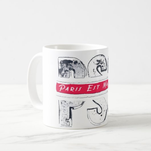 PSG París Saint Germain Koffiemok (Voorkant links)