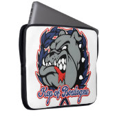 PSG París Saint Germain UEFA Laptop Sleeve (Voorkant Rechts)