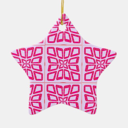 PSG-Stippen pinden Tegels. Keramisch Ornament (Voorkant)