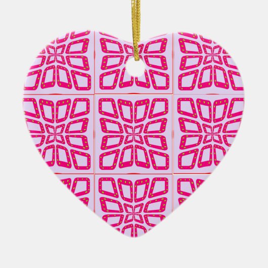 PSG-Stippen pinden Tegels. Keramisch Ornament (Voorkant)