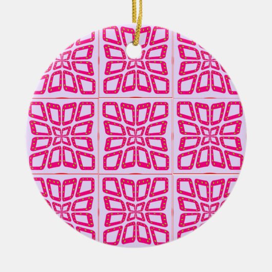 PSG-Stippen pinden Tegels. Keramisch Ornament (Voorkant)