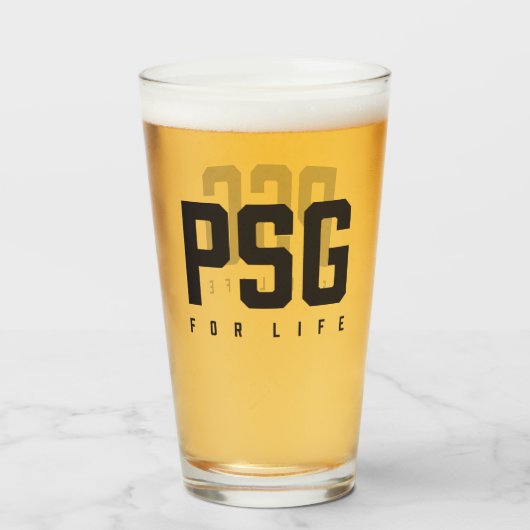 PSG Voor Het Leven Glas (Achterkant gevuld)