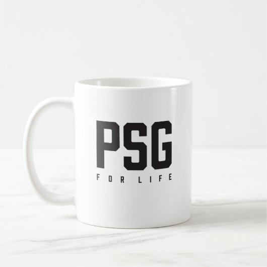 PSG Voor Het Leven Koffiemok (Links)