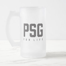 PSG Voor Het Leven Matglas Bierpul