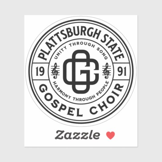 PSGC Logo Aangepast gesneden vinylsticker Sticker (Vel)