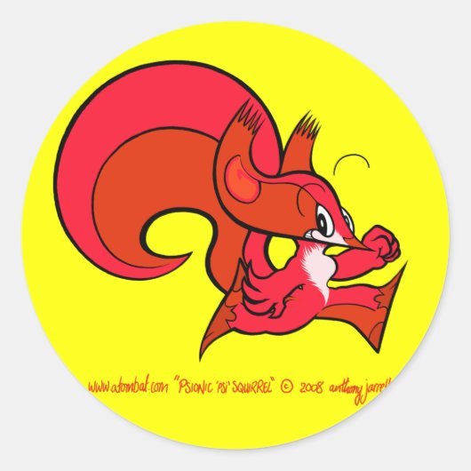 Psi Eekhoorn Sticker 1 (Voorkant)
