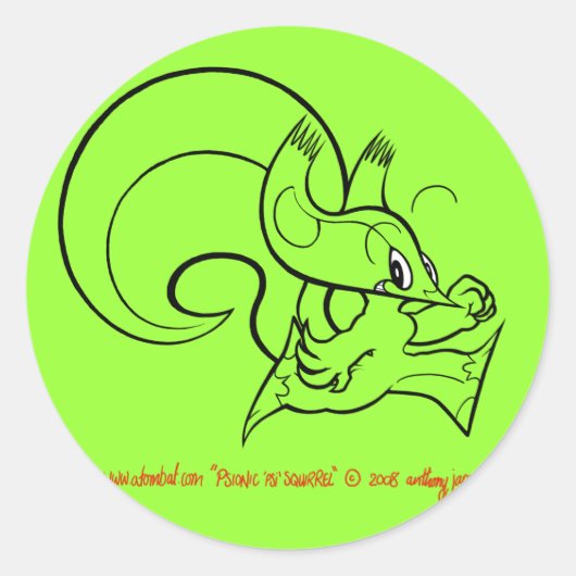Psi Eekhoorn Sticker 2 (Voorkant)