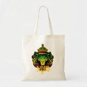 Psi Phi Rasta Lion Canvas tas (Voorkant)