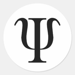 Psi Ronde Sticker
