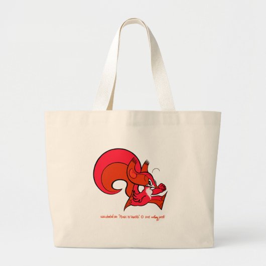 Psi Squirrel Bag Grote Tote Bag (Voorkant)