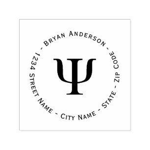 PSI-symbool retouradres Zelfinkkend stempel