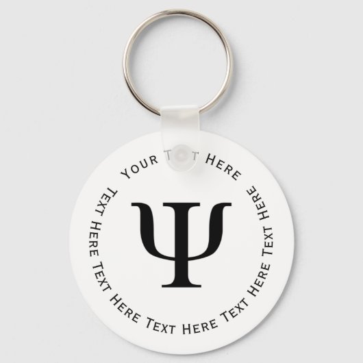 Psi-symbool Sleutelhanger (Voorkant)