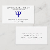 Psi-symbool Visitekaartje (Voorkant / Achterkant)