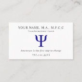 Psi-symbool Visitekaartje (Voorkant)