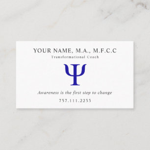 Psi-symbool Visitekaartje