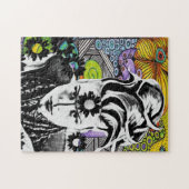 Psicodelic Pop Woman Puzzle Legpuzzel (Horizontaal)