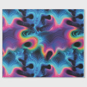 Psicodélico con Ondas de Colores Vibrantes Cadeaupapier (Vlak)