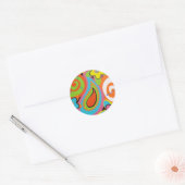 psicodelico ronde sticker (Envelop)
