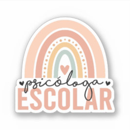 Psicóloga Escolar | Schoolpsycholoog Sticker