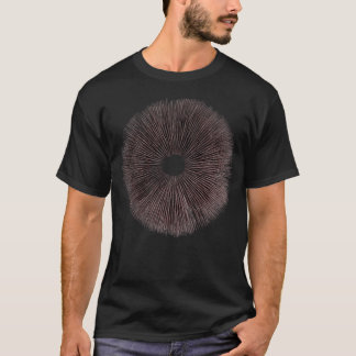 Psilocmay Cubensis Psychedelic Mushroom Spore Prin T-shirt