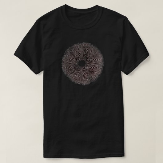Psilocmay Cubensis Spore Print T-shirt (Design voorkant)