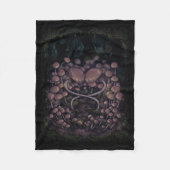 Psilocybe Allenii Fleece Deken (Voorkant)