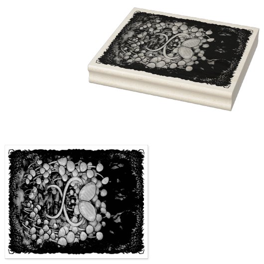 Psilocybe Allenii Rubberstempel (Gestempeld)