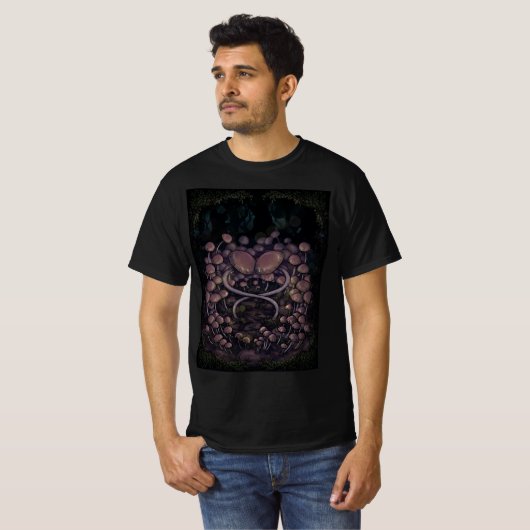 Psilocybe Allenii T-shirt (Voorkant volledig)