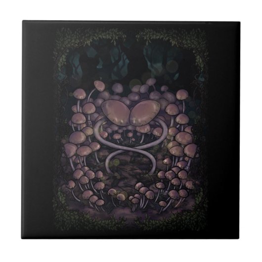 Psilocybe Allenii Tegeltje (Voorkant)