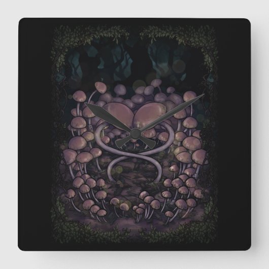 Psilocybe Allenii Vierkante Klok (Voorkant)