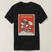 Psilocybin Retro Psychedelic Magic Mushrooms T-shirt (Design voorkant)
