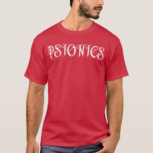 Psionics Esthetische Grunge Goth Horror Occult Got T-shirt (Voorkant)