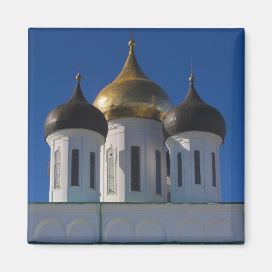 Pskov Kremlin and Trinity Cathedral Magneet (Voorkant)