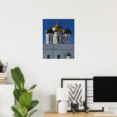 Pskov Kremlin and Trinity Cathedral Poster (Thuiskantoor)