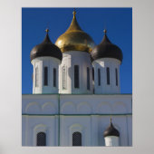 Pskov Kremlin and Trinity Cathedral Poster (Voorkant)