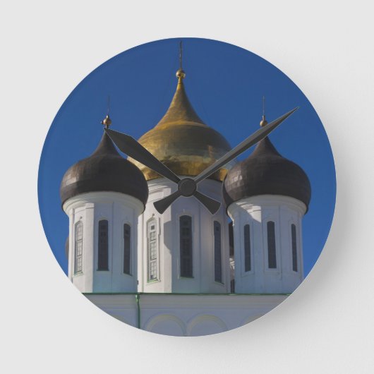 Pskov Kremlin and Trinity Cathedral Ronde Klok (Voorkant)