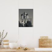 Pskov Kremlin en Troitsky Kathedraal Poster (Keuken)