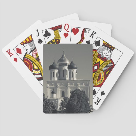 Pskov Kremlin en Trojeenkathedraal Speelkaarten (Achterkant)