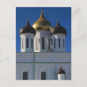 Pskov Kremlin en Trojitsa-kathedraal Briefkaart