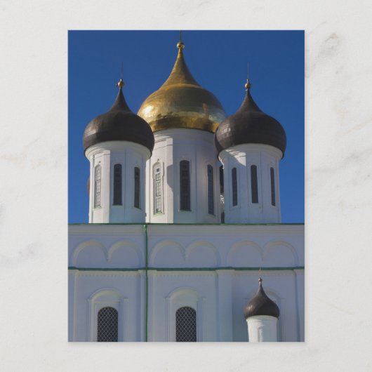 Pskov Kremlin en Trojitsa-kathedraal Briefkaart (Voorkant)