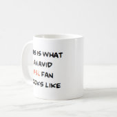 PSL-fan, enthousiast Koffiemok (Voorkant links)
