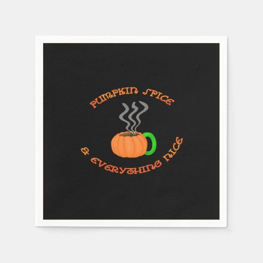 PSL Pumpkin Spice & Everything Nice Servet (Voorkant)
