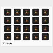 PSL Pumpkin Spice & Everything Nice Vierkante Sticker (Vel)