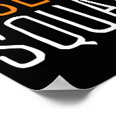 PSL Squad Pumpkin Spice Latte Lover Herfst herfst Poster (Hoek)