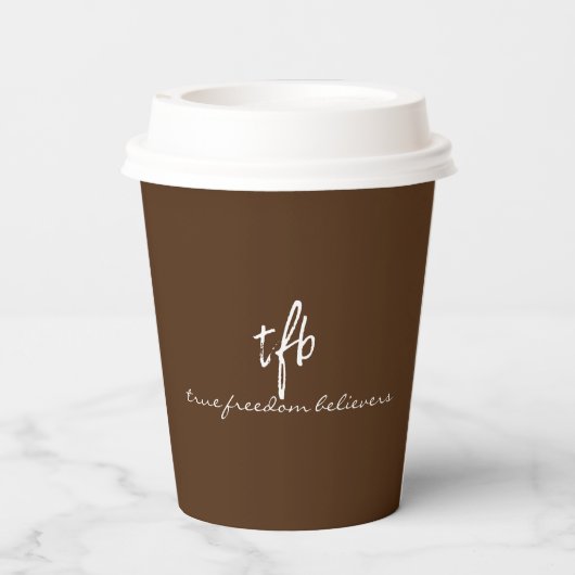 PSL vs. Kape Filipino Autumn Coffee Humor Papieren Bekers (Achterkant)