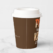 PSL vs. Kape Filipino Autumn Coffee Humor Papieren Bekers (Rechts)