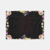 PSLAM-11ת De Heer is in zijn heilige tempel, Fleece Deken (Voorkant (Horizontaal))