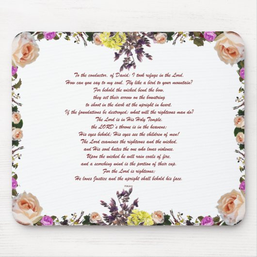 PSLAM-11ת De Heer is in zijn heilige tempel, Muismat (Voorkant)